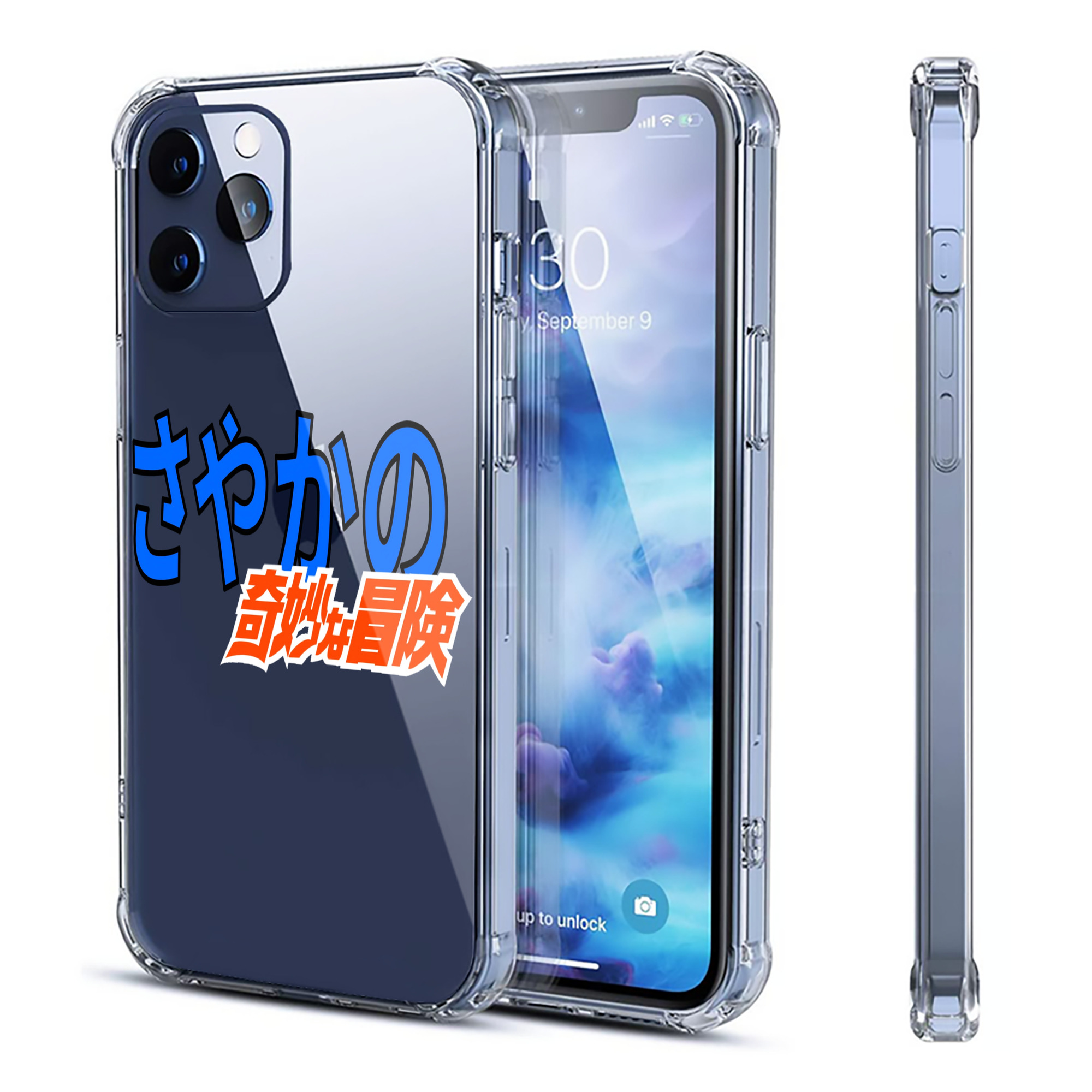 （画像用） ジョジョの奇妙な冒険 JoJo's Bizarre Adventure 【iPhone 12シリーズ対応】透明スマホケース（クリアソフトケース）